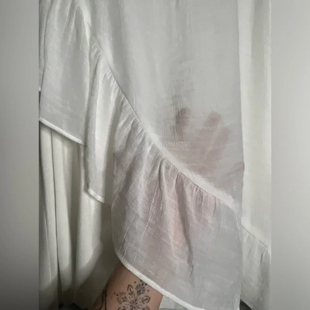 ALYX White Asymmetrical Layered Sleeveless Blouse XXL - Picture 4 of 9